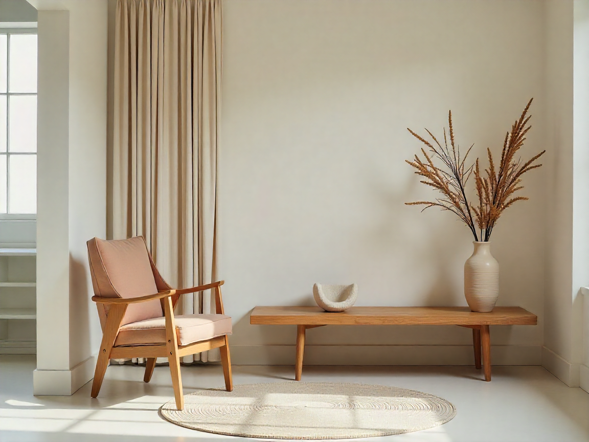 Artisan carefully crafting a wooden object in natural light